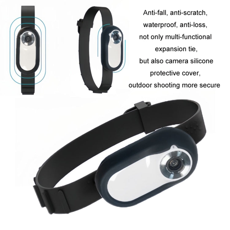 Magnetic Thumb Camera Portable HD Camera For Outdoor Cycling, Model: Standard+Pet Silicone Collar - free shipping - PMC TechLife - Order now!