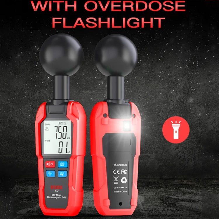 BSIDE K7 Handheld Electromagnetic Radiation Detector Electromagnetic Wave Tester - free shipping - PMC TechLife - Order now!