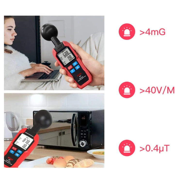 BSIDE K7 Handheld Electromagnetic Radiation Detector Electromagnetic Wave Tester - free shipping - PMC TechLife - Order now!