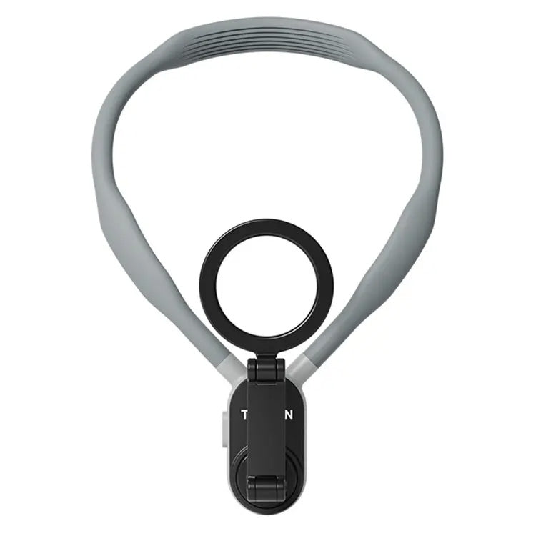 TELESIN Silicone Neck Mount Magnetic Selfie Stick Phone Neck Holder(Gray) - free shipping - PMC TechLife - Order now!