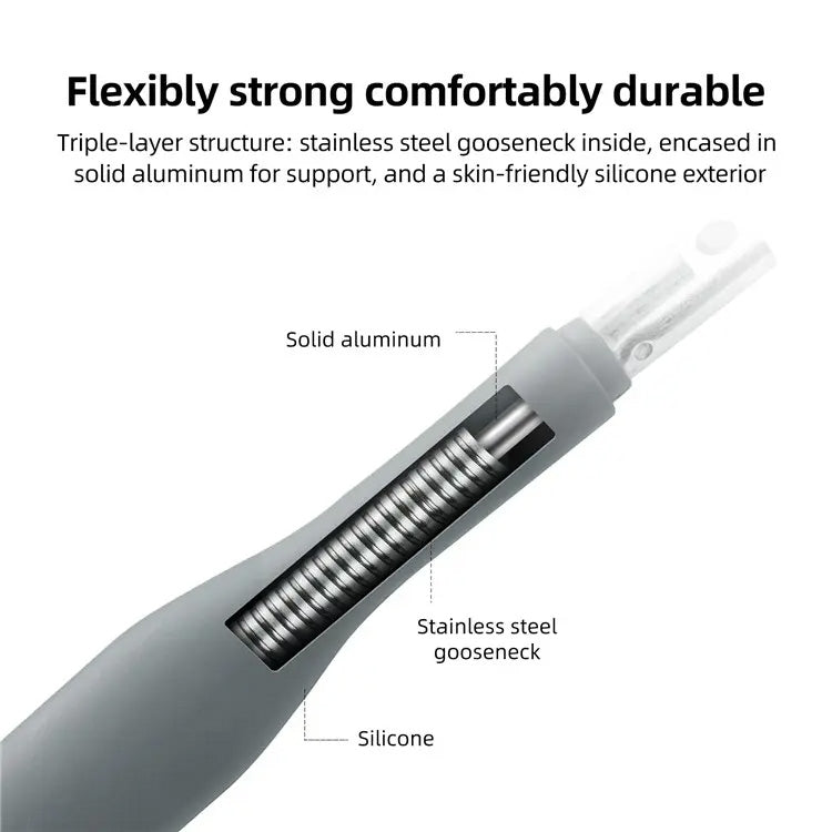 TELESIN Silicone Neck Mount Magnetic Selfie Stick Phone Neck Holder(Gray) - free shipping - PMC TechLife - Order now!