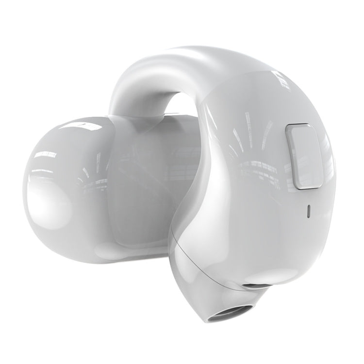 Clip-On Single Ear Bluetooth Earphone Wireless Earphone For Sports And Gaming, Packing: Box(White) - Bluetooth Earphone by PMC TechLife | Online Shopping South Africa | PMC TechLife | Buy Now Pay Later Mobicred