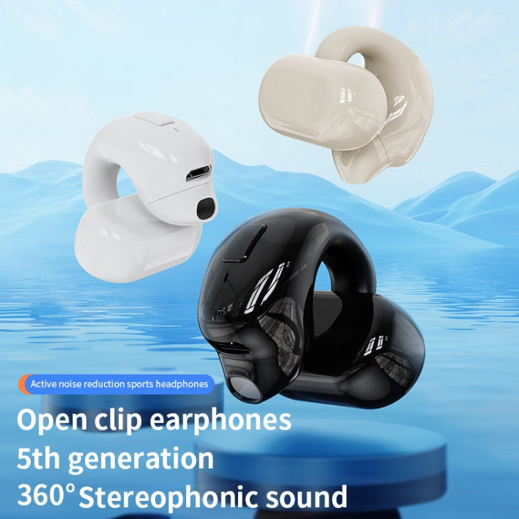 Clip-On Single Ear Bluetooth Earphone Wireless Earphone For Sports And Gaming, Packing: Box(White) - Bluetooth Earphone by PMC TechLife | Online Shopping South Africa | PMC TechLife | Buy Now Pay Later Mobicred