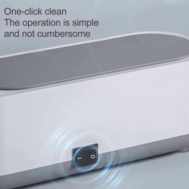 Multifunctional Ultrasonic Cleaner Jewelry Glasses Lenses Cleaning Machine, Spec: Dry Battery Powered Gray - free shipping - PMC TechLife - Order now!