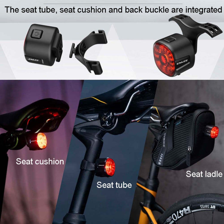 ENLEE EN09 Bicycle Tail Light Bright Warning Light For Night Riding Highway Motorcycle Lights, Model: Smart Model - free shipping - PMC TechLife - Order now!