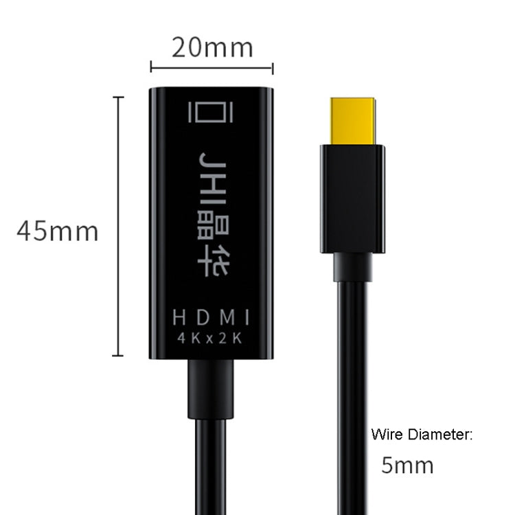 JINGHUA Mini DP To HDMI HD Video Converter For Thunderbolt 4K Interface -  by JINGHUA | Online Shopping South Africa | PMC TechLife | Buy Now Pay Later Mobicred