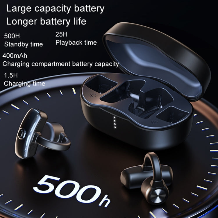 REMAX OpenBuds P2 Clip-On Bone Conduction Bluetooth Earphone Sports Music Wireless Earphone(Black) - free shipping - PMC TechLife - Order now!