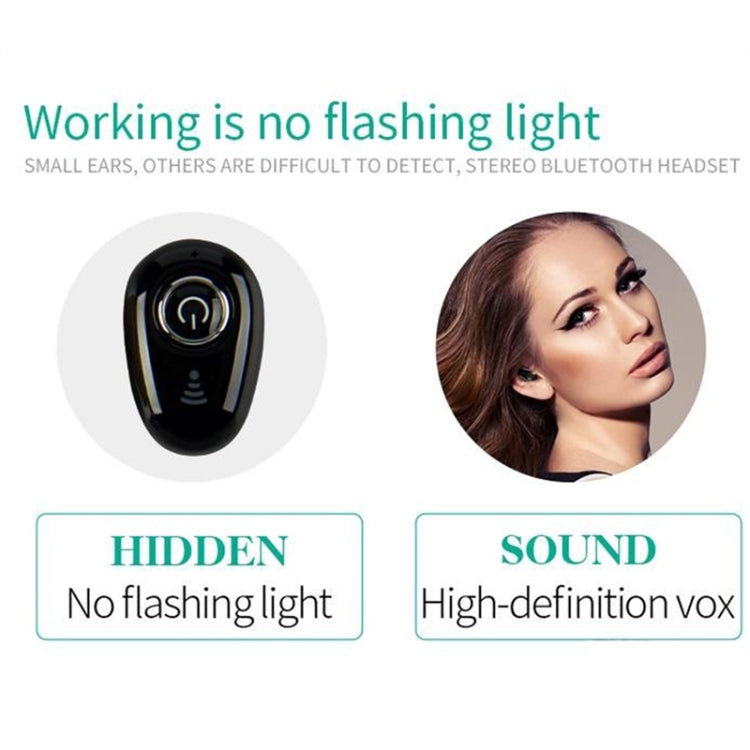 S650 Mini Bluetooth Earphone Earbuds Sport with Mic for All Phone(Black) - free shipping - PMC TechLife - Order now!