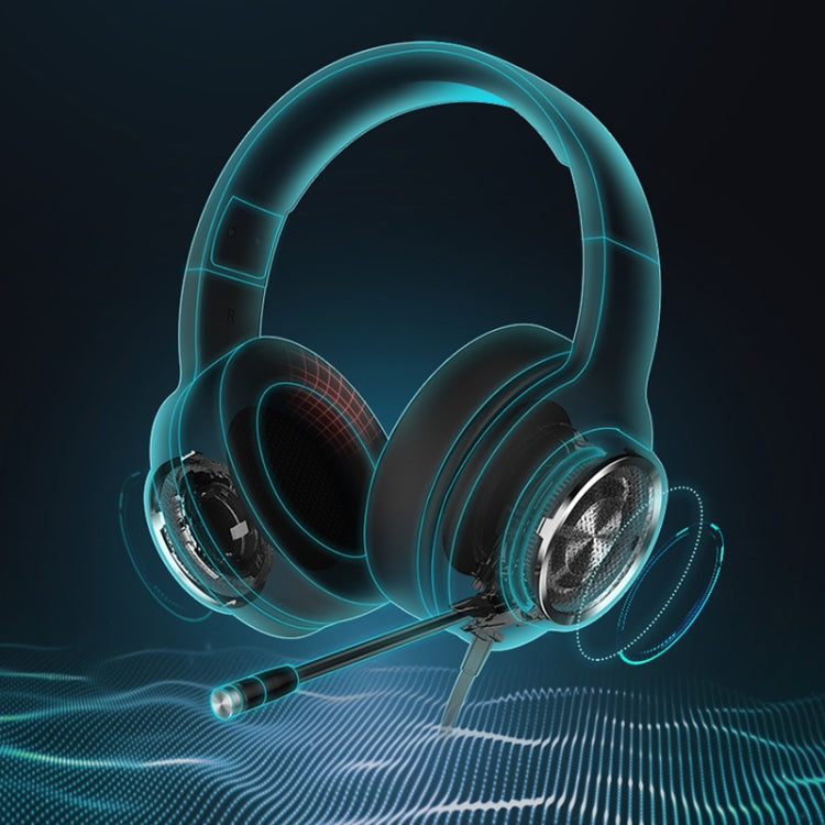 Edifier HECATE G4 Gaming Headeadphone Desktop Computer Listening Discrimination 7.1-channel Headset, Cable Length: 2.5m(Black Red) - free shipping - PMC TechLife - Order now!