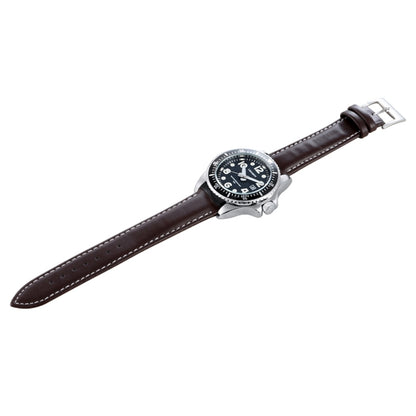 CAGARNY 6863 Fashion Waterproof Quartz Movement Wrist Watch with Leather Band(Coffee) - Leather Strap Watches by CAGARNY | Online Shopping South Africa | PMC Jewellery | Buy Now Pay Later Mobicred