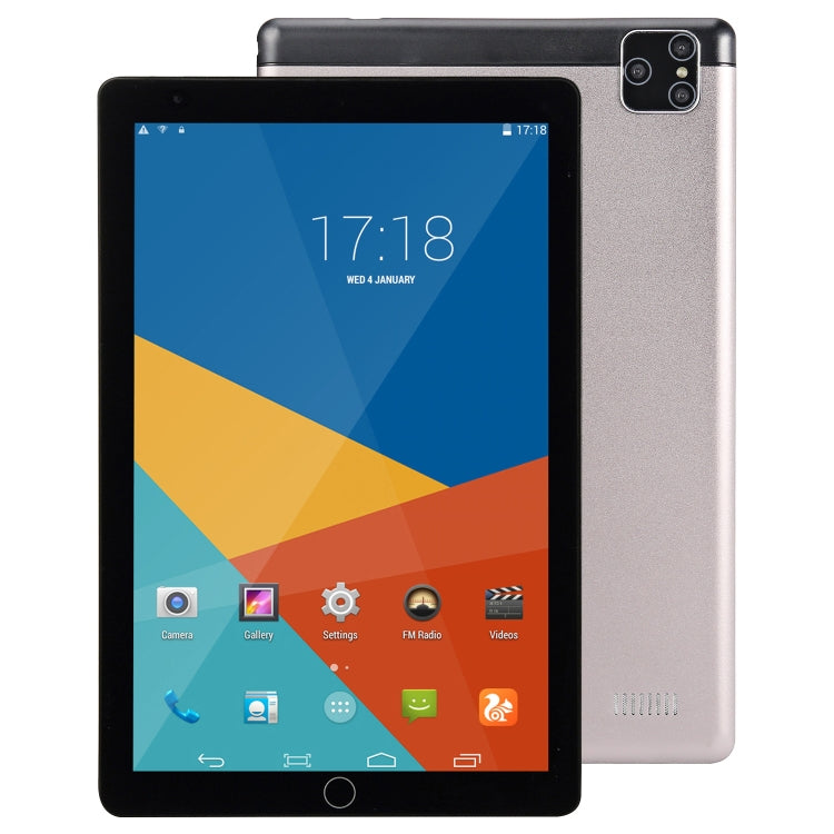 BDF P8 3G Phone Call Tablet PC, 8 inch, 2GB+32GB, Android 9.0, MTK8321 Octa Core Cortex-A7, Support Dual SIM & Bluetooth & WiFi & GPS, EU Plug(Grey) - BDF by BDF | Online Shopping South Africa | PMC Jewellery | Buy Now Pay Later Mobicred