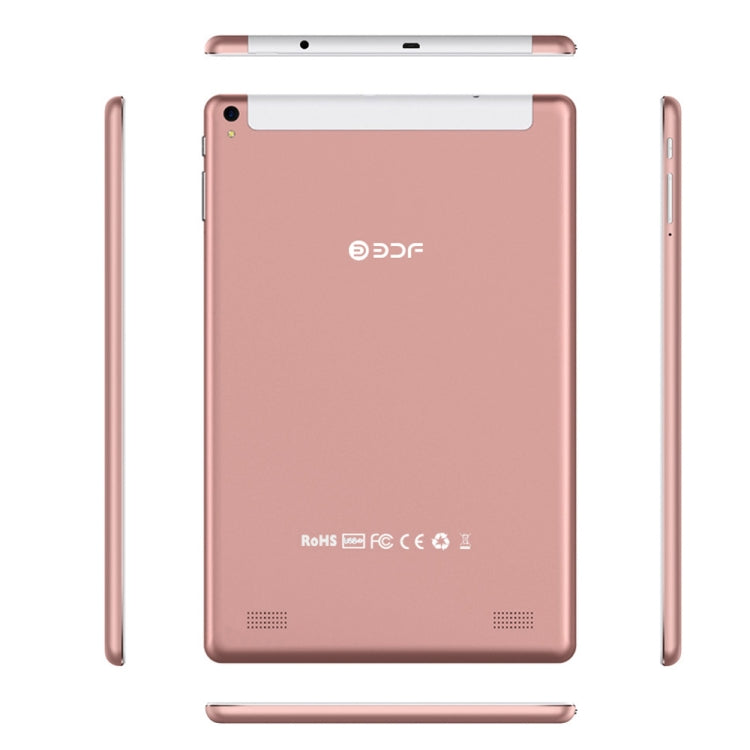 BDF P10 3G Phone Call Tablet PC, 10 inch, 1GB+16GB, Android 5.1, MTK6592 Octa Core, Support Dual SIM & Bluetooth & WiFi & GPS, EU Plug(Rose Gold) - BDF by BDF | Online Shopping South Africa | PMC Jewellery