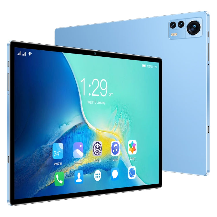 X12 4G LTE Tablet PC, 10.1 inch, 4GB+32GB, Android 8.1 MTK6750 Octa Core, Support Dual SIM, WiFi, Bluetooth, GPS(Blue) - 10.1 inch by PMC Jewellery | Online Shopping South Africa | PMC Jewellery