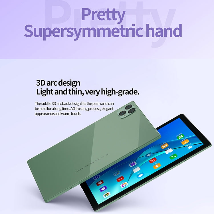 BDF P50 4G LTE Tablet PC, 10.1 inch, 8GB+128GB, Android 12.0 MTK6762 Octa Core, Support Dual SIM & Bluetooth & WiFi, EU Plug(White) - free shipping - PMC TechLife - Order now!