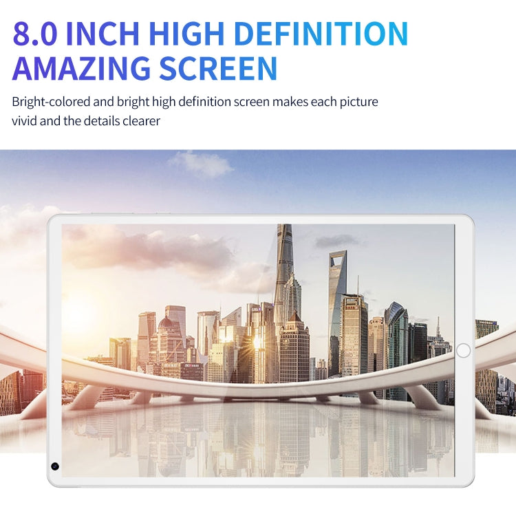 P8 3G Phone Call Tablet PC, 8 inch, 1GB+16GB, Android 5.1 MT6592 Octa Core, Support Dual SIM, WiFi, Bluetooth, GPS, EU Plug (Green) - free shipping - PMC TechLife - Order now!