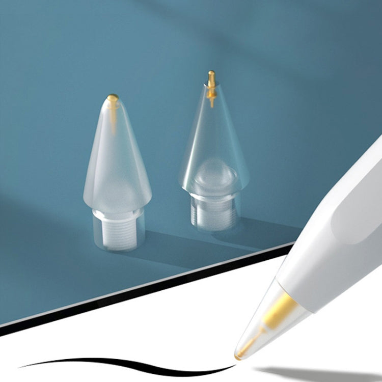 2 in 1 6.0 Brass Needle + 7.0 Brass Spring Short Needle Stylus Pen Tip Set For Apple Pencil 1 / 2 - Pencil Accessories by PMC TechLife | Online Shopping South Africa | PMC TechLife