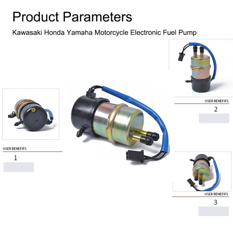 For Kawasaki & Yamaha & Honda Electronic Fuel Pump Motorcycle EFI Fuel Pump A0966 - Engines & Engine Parts by PMC Jewellery | Online Shopping South Africa | PMC Jewellery